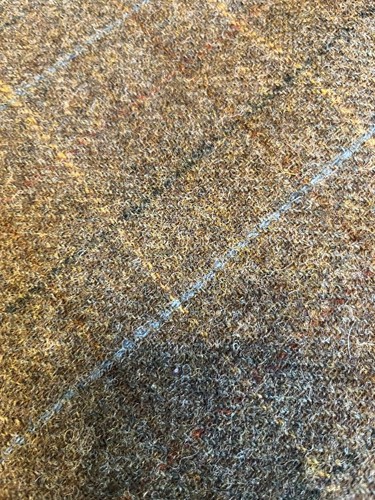 Brown heavyweight tweed - brown,
