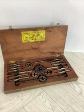 Lehmann Archer & Lane BSW Vintage Tap Die Set No 554a In Wooden Box @hc#