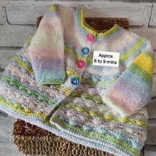Hand knitted Striped  Baby
