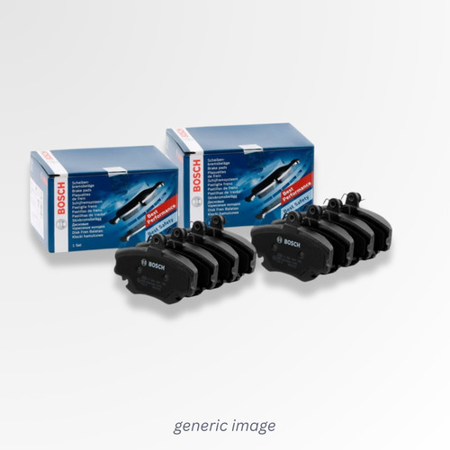 Bosch front rear pads fits - front,