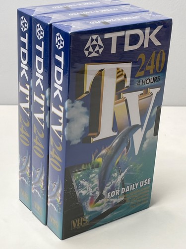 Pack tdk vhs 240 tv240 - 3,