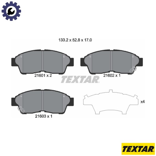 Brake pad set disc - brake,