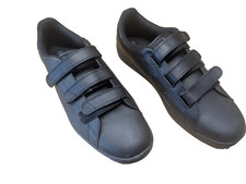 NEW LONSDALE LEYTON MENS TRAINERS – BLACK – SIZE UK 14