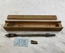 Ridgway Firmgrip Expansive Drill Bit Box Woodwork Tool Vintage Cutter Carpenter