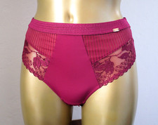 M & S ROSIE AUTOGRAPH JASMINE HIGH WAIST BRAZILIAN  KNICKERS DARK RASPBERRY