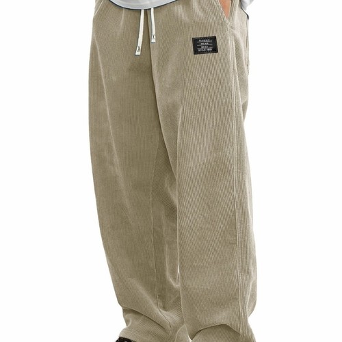 Men corduroy trousers casual - men's,