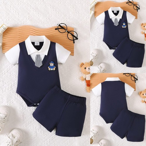 2pcs baby boys gentleman - 2pcs,