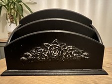 Vintage Heavy Black Wood