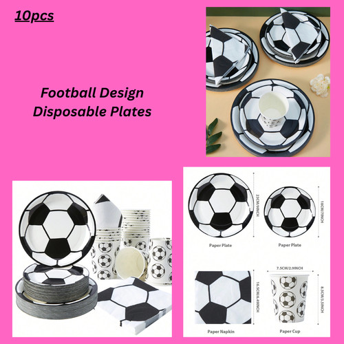 Football design disposable - football,