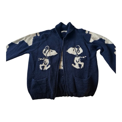 Vintage navy blue snoopy - navy,