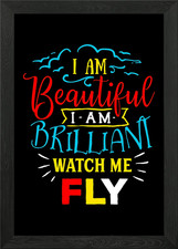 I am beautiful Framed Wall Art