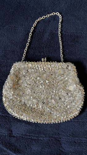 Vintage silver sequined - vintage,