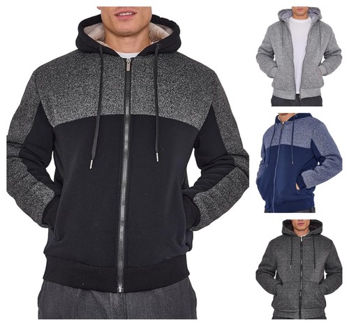 Men fur lined zip up - fur-lined, zip-up