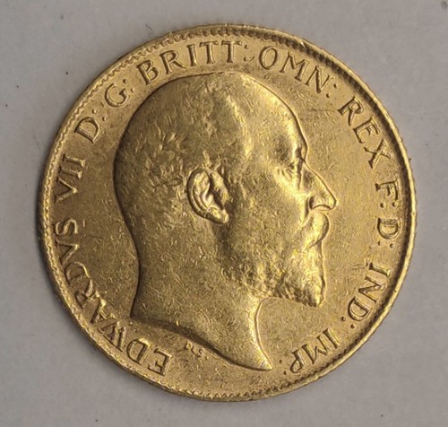 1910 edward vii - gold, half