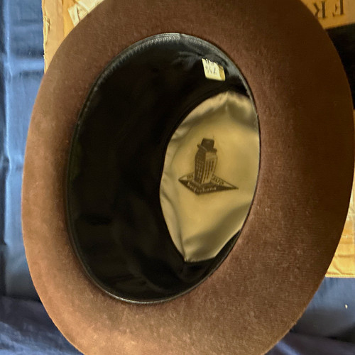 Men brown felt - men’s, hat