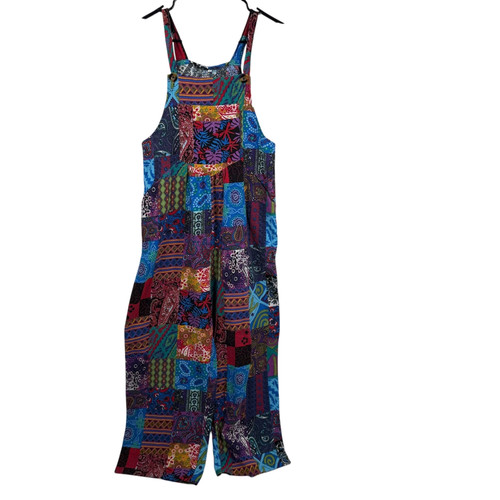 Boho patchwork overalls - boho,
