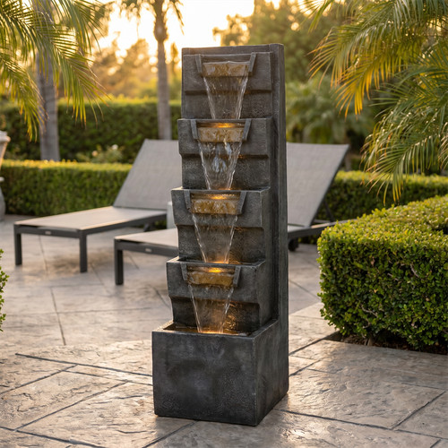 Outdoor water fountain - outdoor,