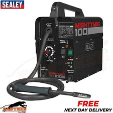 SEALEY 100Amp No Gas / Gasless Mighty Mig Welder + Flux Wire, Tip MIGHTYMIG100