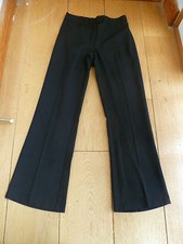 MARKS & SPENCER NAVY BLUE OR BLACK BOOTLEG BOOTCUT SCHOOL TROUSERS 45678101116