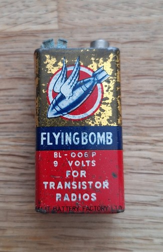 Vintage flying bomb volt - flying, 9