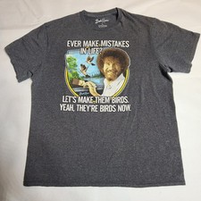 Bob Ross Graphic T-Shirt Men's
