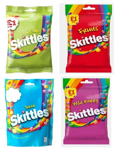 Skittles crazy sour - sour, fruits