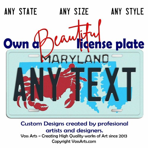 Maryland flat license - flat,