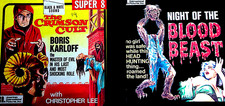 SUPER 8MM FILM  - CRIMSON CULT & NIGHT OF THE BLOOD BEAST  - SOLD AS DAMAGED