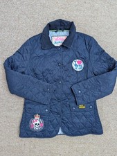 Paul's Boutique Navy Quilted Jacket size L Medium Preloved Women's