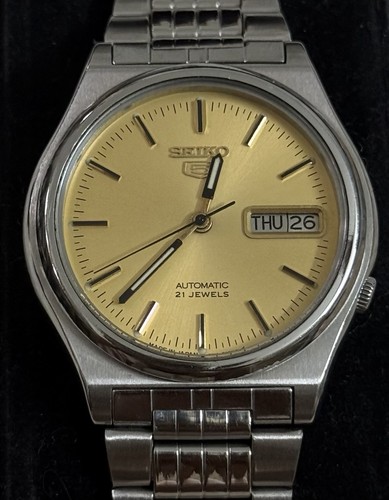 Seiko gold dial automatic - dial,