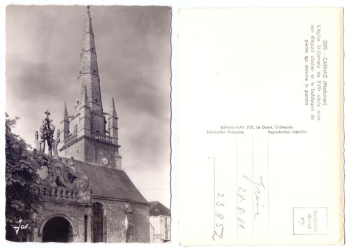 129496 carnac eglise - carnac,