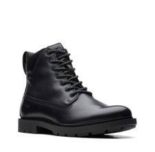 BNIB Mens Clarks CRAFTDALE 2 HI GTX Black Leather Gore Tex Boots