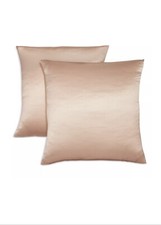 $155 NWT Gingerlily London 100% Silk Solid ONE EURO Pillowcase Rose Pink