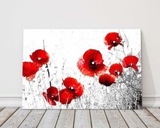 Red Poppies, canvas picture
