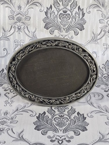 Vintage ornate pewter - ,