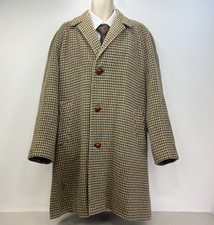 Harris Tweed Coat Mens Size 42
