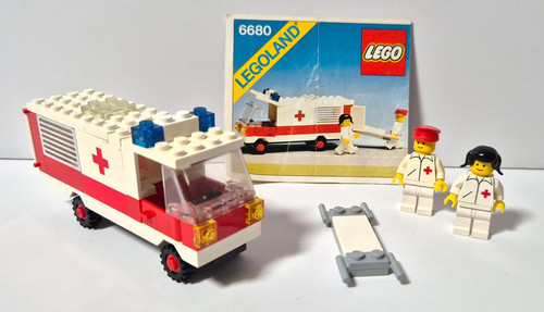 Lego town ambulance - lego, town: