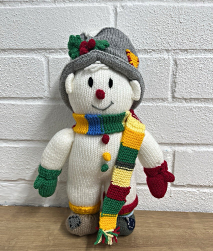 Twizzle knitted snowman - knitted,
