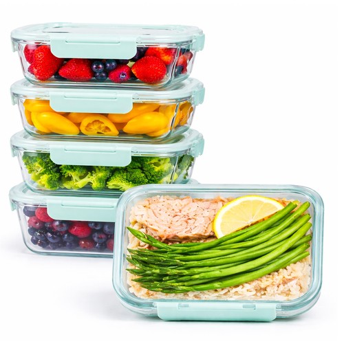 Glass food storage - food, container