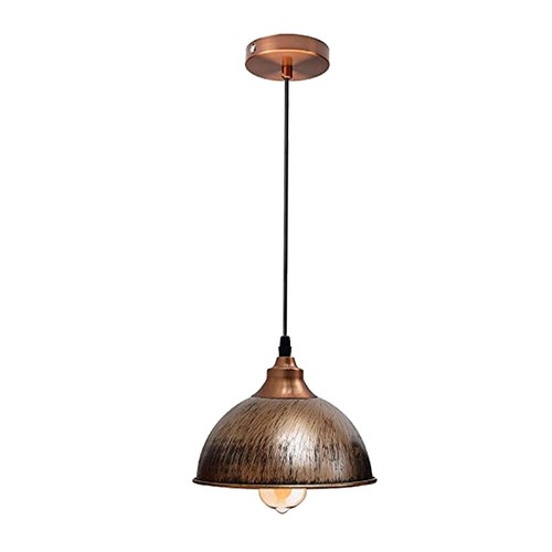 Ledsone vintage metal pendant - vintage,