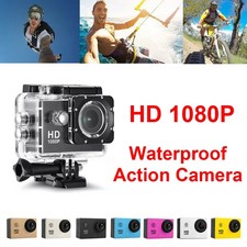 1080P Underwater Waterproof Ultra HD Action Camera Video Sport Remote Control