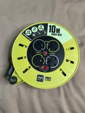 Masterplug Pro XT 10M Cable Reel 4 Socket Perfect Condition