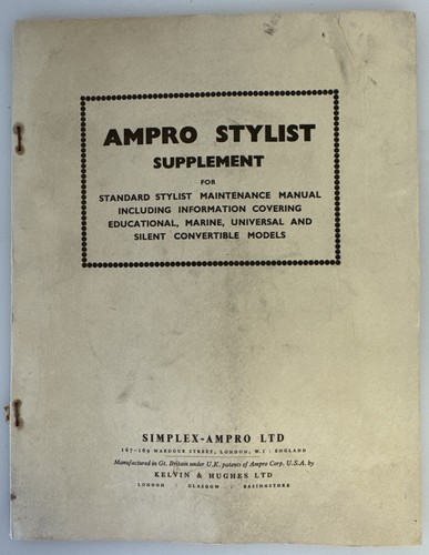 Rare genuine ampro - rare, stylist