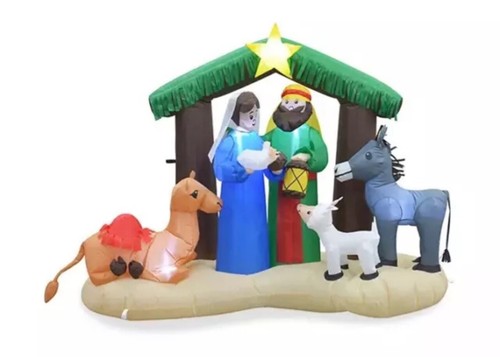 Nativity manger jesus - 6.5’,