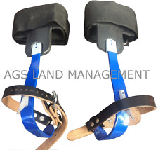 Tree Climbing Spikes Spurs Gaffs Steel Leg Shanks Surgeon Irons Cushion Pads