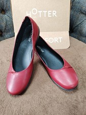Hotter Robyn 2 Shoes Red Flat