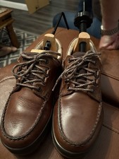 ECCO Track 25 Goretex Hiking Shoes Size 40 BROWN LEATHER