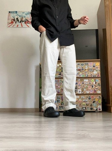 Men brax trousers white l - 33,
