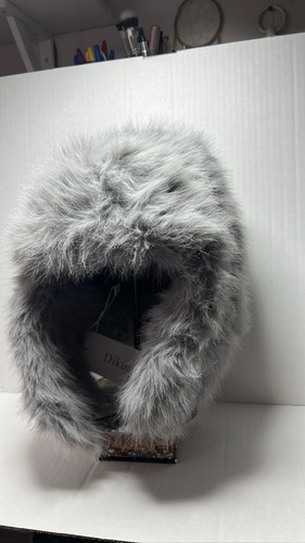 Dikoaina grey faux fur trapper - faux,