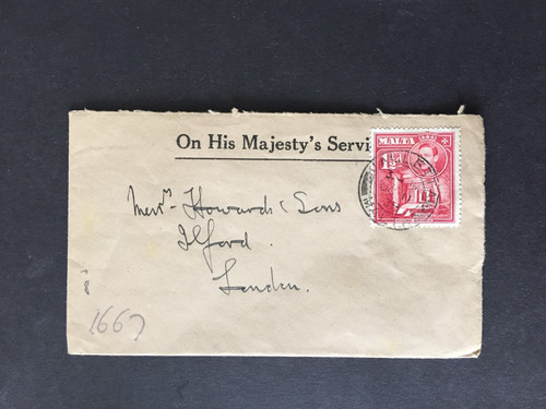 Malta 1938 on ohms - t,